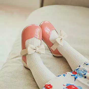 Боми на плоской подошве для девочек Baby Jam, розовый-BB290 120