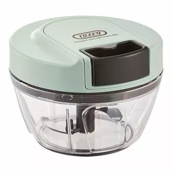 Bon Furniture Кухонный комбайн Не требуется блок питания Мини Размер Ручной Измельчитель Резак Бледно-Аквамариновый бледный аква