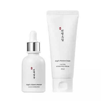 Bon Korea Angel Vitamin Ampoule 30 мл + Angel Moisture Cream 100 мл набор, 1 шт.