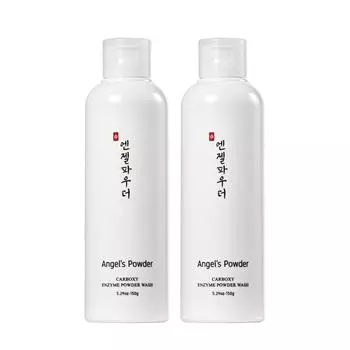 Bon Korea Carbonated Enzyme Face Cleanser Big Capacity Angel Powder, 150 г, 2 шт.