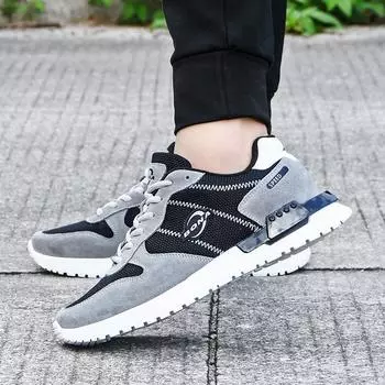 BONA Новые дизайнерские кроссовки из нубуковой кожи, мужская повседневная обувь для отдыха, модный стиль 41 чёрный