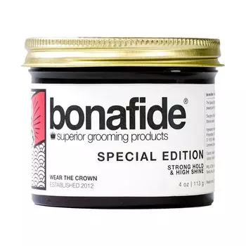 Bonafide Pomade Special Edition Shiny Hair Conditioner Hair Grease Wax Gel Hair Set Hard Water Soluble Styling Bonafide