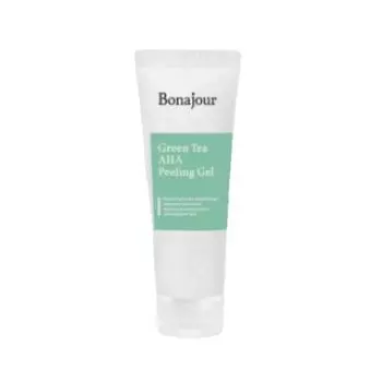 Bonajour Vegan Green Tea AHA Peeling Gel / Cotton Gommage Exfoliator 150ml, 1 piece