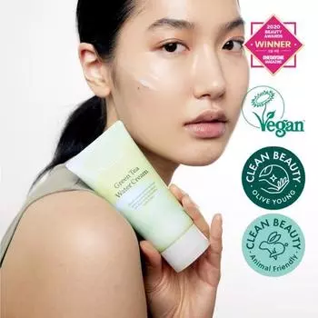 Bonajour Vegan Green Tea Water Cream 100мл, Корейская косметика