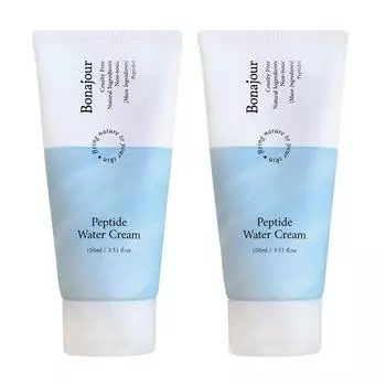 BONAJOUR Веганский пептидный водный крем 100 мл x 2