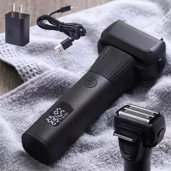 Bonarca shaver shaving 5 blades electric men s Fashionable [Overwhelmingly close shave with 5 blades] mens shaver small size close shave waterproof