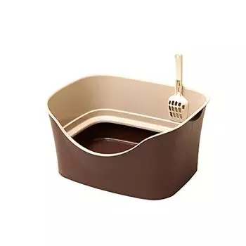 Bonbi Cat Toilet Body Easy Cat Toilet W Block M Size Brown