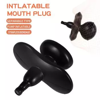 Бондаж надувной страпон кляп для рта кляпы с открытой пробкой БДСМ фетиш-игрушка для взрослых пар BFG 1PCS