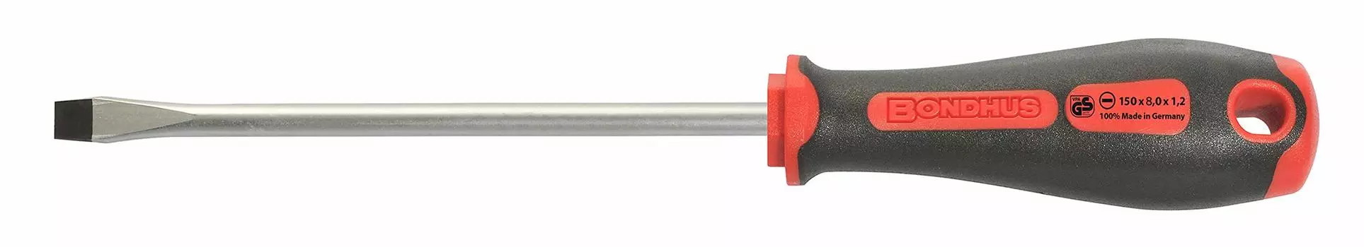 BONDHUS flathead screwdriver round blade flathead screwdriver 3040 []
