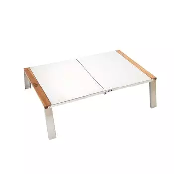Стол Bonfire Side Tough Table, низкий столик для кемпинга [Mt.SUMI] (Обычный) / серебряный