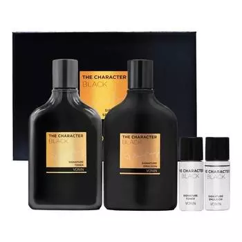 Bonin Homme The Character Black Signature 2-piece special set Toner 140ml + Emulsion 140ml 1 piece