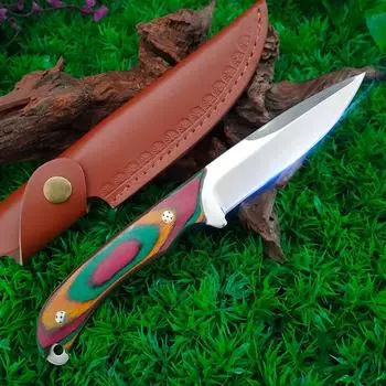 Boning Butcher Knife Wood Handle Utility Knife Chef Slicing Fish Fruit Steak Knife Cleaver Meat BBQ Kitchen Knives Hand Forged