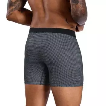 BONITOS 1 шт. новые мужские трусы высокого качества, удобные мужские трусы-боксеры, нижнее белье S чёрный