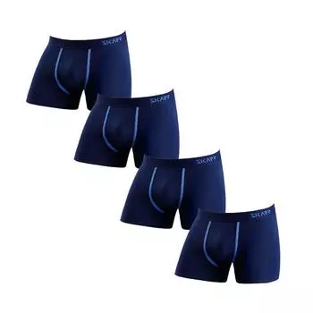 BONITOS 4 шт. хлопковые мужские трусы-боксеры для мужского нижнего белья