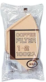 bonmac bonmac фильтр для кофе для чашек неотбеленный фильтр 100 шт 1~2 NB-100N #816135