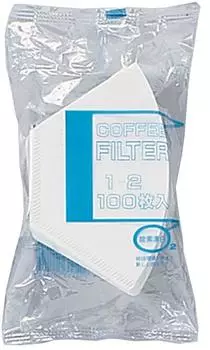 bonmac Кофейный фильтр Bonmac на 1~2 чашки, отбеливающий ферментный фильтр NB-100S, 100 шт. #816125