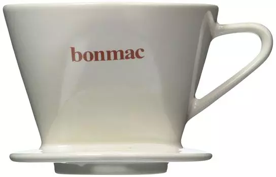 bonmac Кофеварка Bonmac с мерной ложкой на 2–4 чашки, белая CD-2W #813005 [Товар] белый