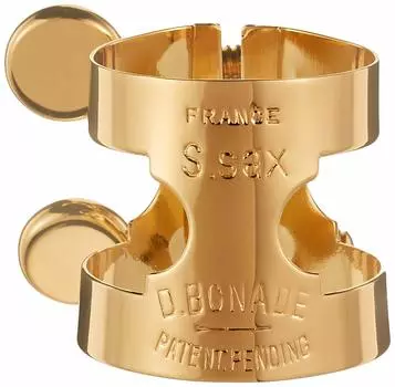 Боннар сопрано саксофон лигатура правильное натяжение позолоченная отделка (Позолоченный) (2257Г)