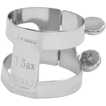 Боннар тенор-саксофон лигатура обратная застежка никелированная отделка (2255У)