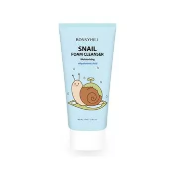 BONNYHILL Snail Foam Cleanser 170 мл, Увлажнение, Kbeauty, Корейская косметика, пробник