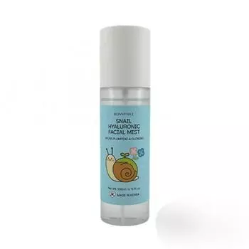 BONNYHILL SNAIL HYALURONIC FACIAL MIST 200ML, Увлажнение, Kbeauty, Корейская косметика, образец