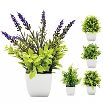 Бонсай Искусственные цветы Ложные растения Имитация дерева Горшечные растения Цветы в горшках Декор для дома и сада I