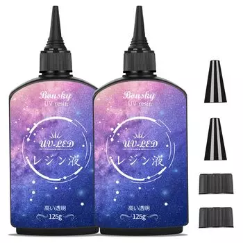 Bonsky UV Resin Liquid 250 г Смола Жидкая Совместимая Смола Жидкая Большая Емкость Высокая Прозрачность Твердый Тип Формования УФ Смола Жидкая DIY Ручная Работа