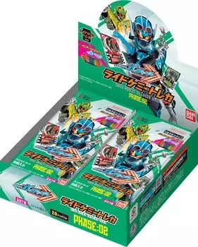 [Бонус: В комплект входит футляр для коллекционных карточек Ride Chemie SP] BANDAI Kamen Rider Gatchard ФАЗА коллекционной карточки Ride Chemie:02 (BOX) 20 упаковок