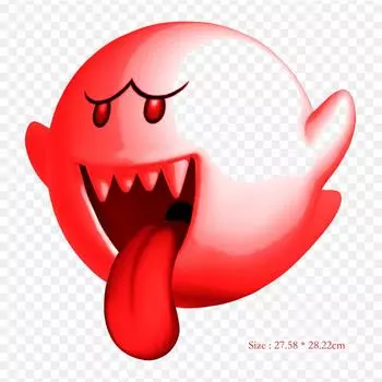 Boo Bros Smash Bros Brawl Bros Утюг на термопереносной печати виниловые нашивки наклейки для одежды DIY аппликации моющиеся нашивки