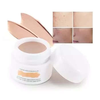 Boobeen Concealer Cream Tattoo Cover Up Makeup Tattoo Concealer Водостойкий крем для полного покрытия Skin Natural Beige - Concealer, & (Естественный цвет)
