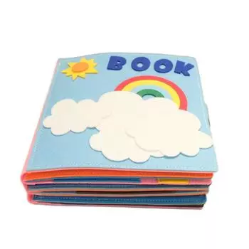 Book Quiet Book Early Education Enlightenment Baby Cloth Book Toy One Size