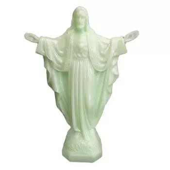 Bookroom Collectible Familia Statue Plastic Jesus Office Eternal for Light