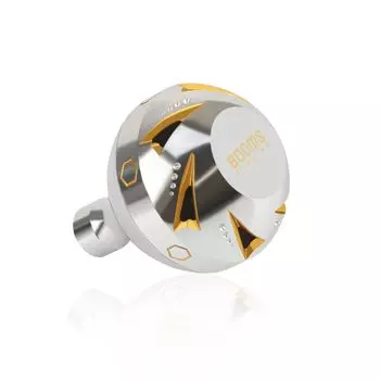 Booms Fishing Reel Handle Knob Handle Shimano A Daiwa S Replacement Reel Handle Knob Aluminum 38mm Silver
