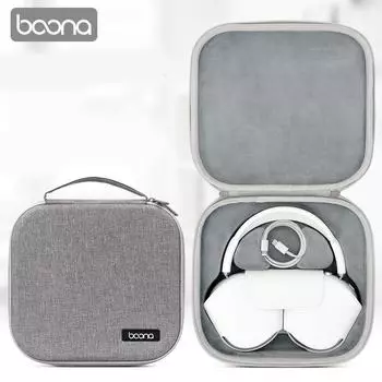 Boona EVA жесткий чехол-органайзер для наушников для AirPods Max жесткий органайзер портативный дорожный чехол сумка для хранения