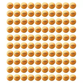 Boono Table Tennis 100 Practice Match Ping Pong Table Tennis Three Table Tennis Supplies 100 Balls, Pieces, Balls, Balls, Balls, Balls, Balls, Stars, (желтый