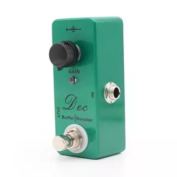 Бустерная гитарная педаль эффектов для электрогитары Мини-педаль эффектов с чистым усилением True Bypass Аксессуары для гитары