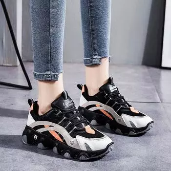 Booties with Laces Footwear Lace-up Female Ankle Boots Platform Short Shoes for Women Chunky Kawaii White Mesh Cute Spring 2024 35