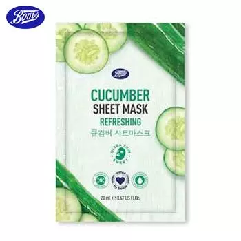 Boots Cucumber Sheet Mask Освежающая - Тайская