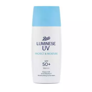 BOOTS LUMINESE UV PROTECT & MOISTURE SPF50+ PA+++ 40 мл. 40 ml.