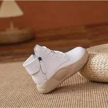 Boots Women British Fashion Short Boots 2024 New Autumn and Winter Heavy soled Motorcycle Boots Side Zipper Fashion Women Shoes 35