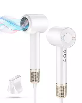 Bopwavy Большой воздушный быстрый фен Скорость ветра 300 миллионов Высокая концентрация отрицательных оборотов в минуту Бесщеточный быстрый красивый низкая температура Красивые волосы