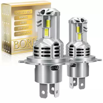 BORDAN H4 светодиодный автомобильный осмотр взрывоопасный галоген 9 раз для тройного нагрева бесшумный длинный высокий световой эффект светодиодный шумоустойчивый головной фонарь, совместимый,