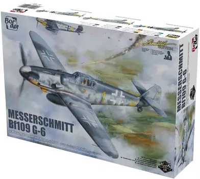 Border Model Немецкий Мессершмитт Bf109 Пластиковая Модель Сборочный Набор BF001 1/35 G-6