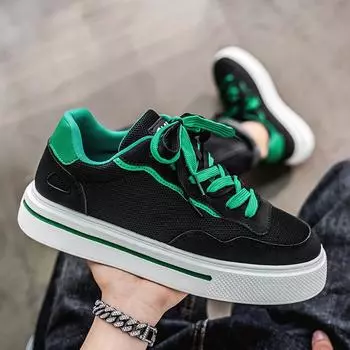 Бордовые туфли новые мужские туфли модная спортивная обувь бордовые туфли тренд повседневная корейская версия сетчатая обувь молодежная универсальная повседневная обувь 39 чёрный