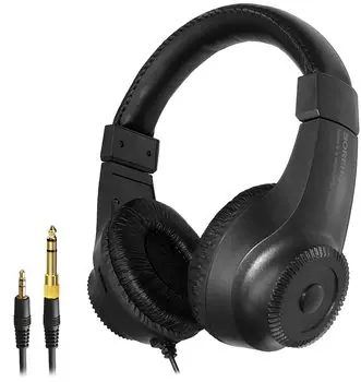 BOREHO BH-181 Легкие наушники закрытого типа для цифровых пианино и клавишных (Совместим со стерео мини 3,5 мм и стандартными 6,3 мм наушниками,