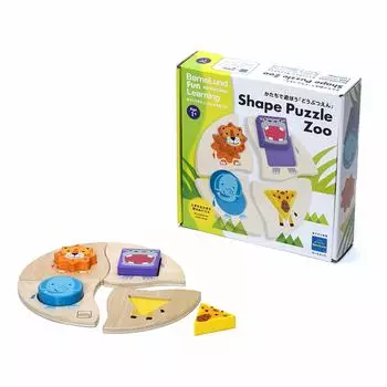 Bornelund Beleduk Fun Learning play with Around 1 year old BE92248 White (Beleduc) Let s shapes! Animal Ensemble etc.