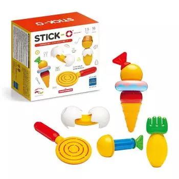 Bornelund Cooking Set 16 Pieces Around 1 and a Half Years Old SO902001 STICK-O