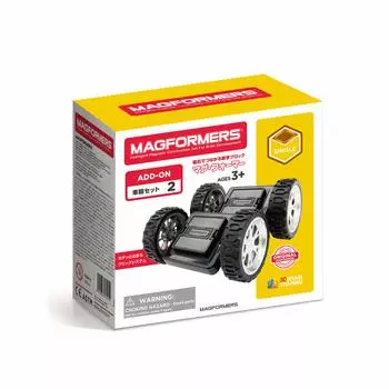 BorneLund MAGFORMERS Колесные детали Набор развивающих игрушек для детей от 3 лет и старше Магнитный блок MF713009J [Набор 2]