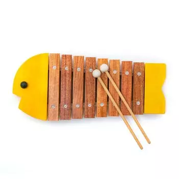 BorneLund Original Fish Xylophone Yellow Возраст около полутора лет BZ8000Y