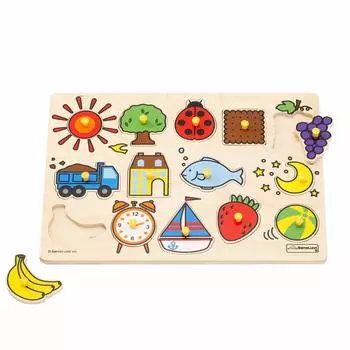 BorneLund Original Pickup Puzzle Variety Around 2 Years Old HY711910 [14 Pieces]